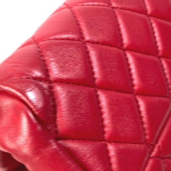 CHANEL CC CC Mark Matelasse Quilted Mini Boston Bag Double Chain Shoulder Bag - Picture 9 of 16